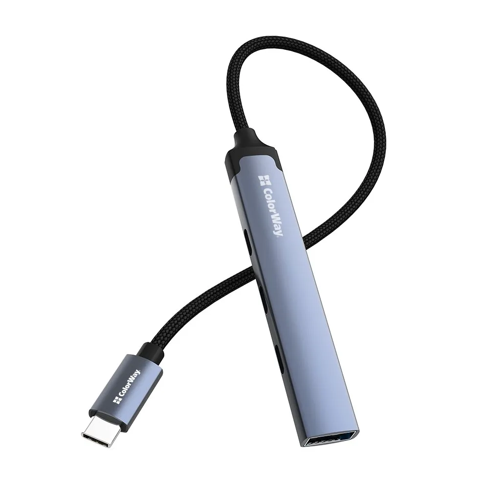 USB-хаб СolorWay USB Type-C 4-в-1 (CW-HUB07) - мініатюра 2