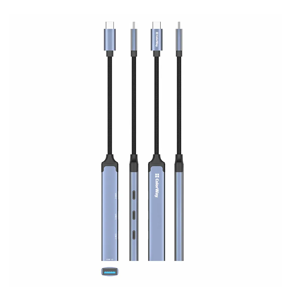 USB-хаб СolorWay USB Type-C 4-в-1 (CW-HUB07) - мініатюра 6