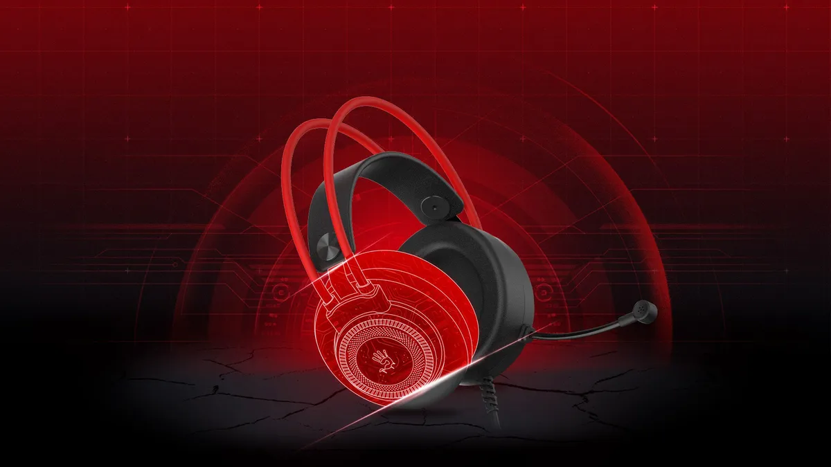 Гарнітура Bloody G200 Black/Red - мініатюра 10