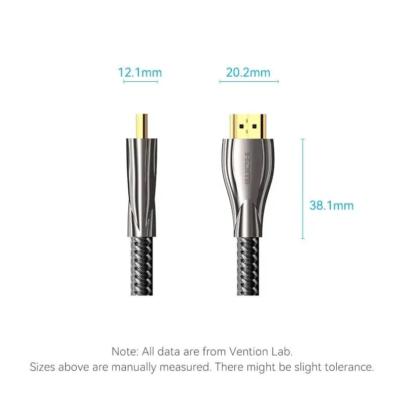 Кабель Vention HDMI - HDMI V 2.0 (M/M), 3 м, Black (ALMBI) - мініатюра 6