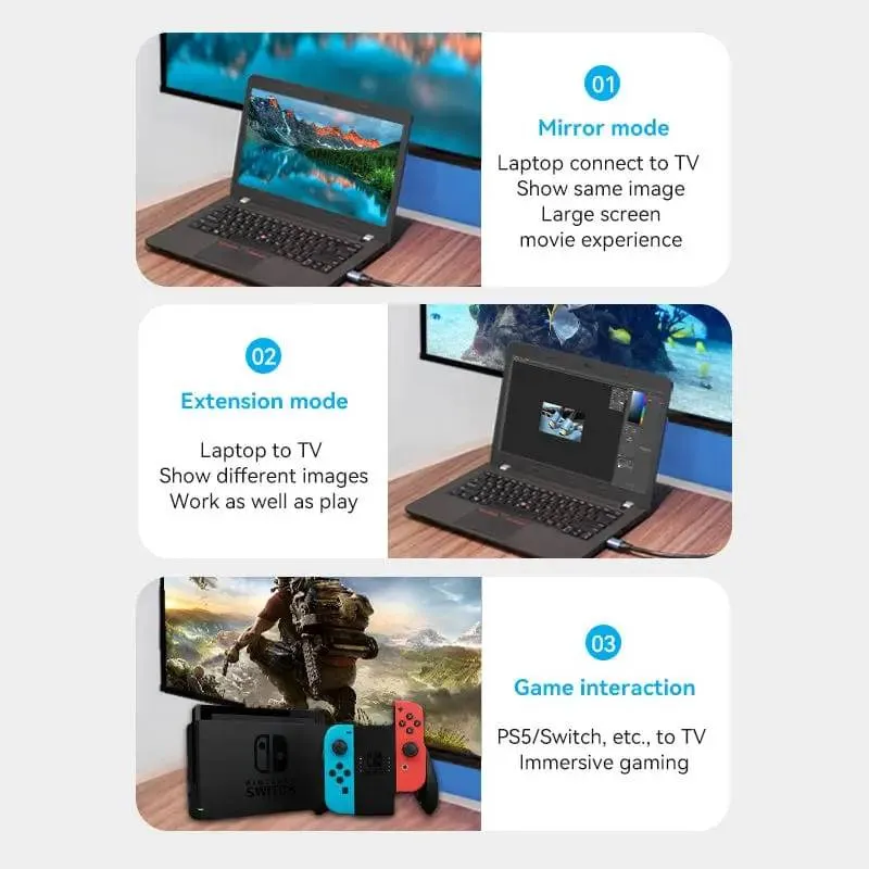 Кабель Vention HDMI - HDMI V 2.0 (M/M), 2 м, Blue (ALHSH) - мініатюра 5