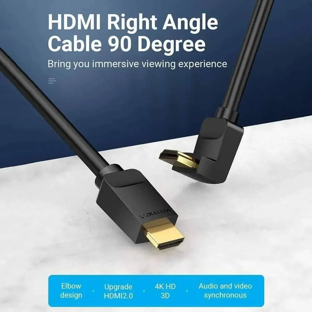 Кабель Vention HDMI - HDMI V 2.0 (M/M), 3 м, Black (AARBI) - мініатюра 3