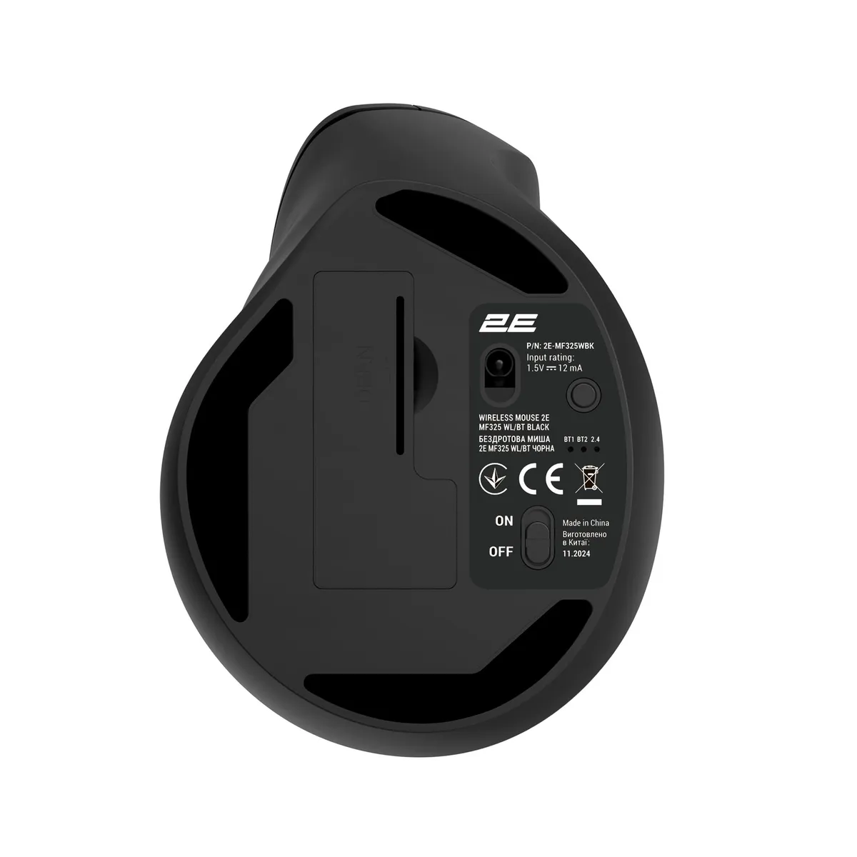 Миша бездротова 2E MF325 Black (2E-MF325WBK) - мініатюра 4