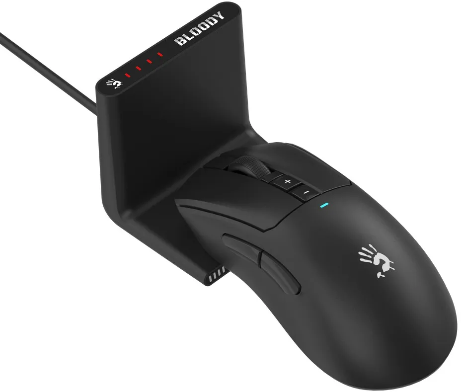 Миша бездротова Bloody R73 Ultra Duo Black - зображення 1
