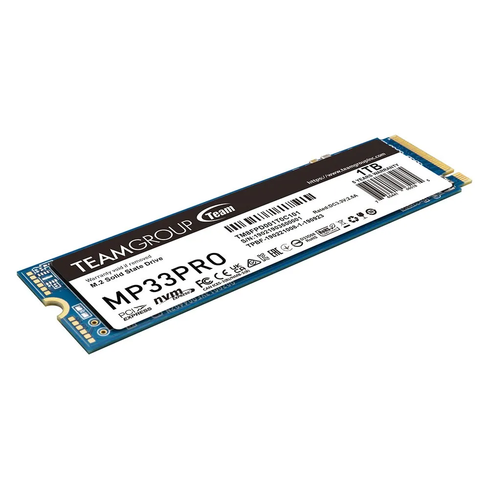 Накопичувач SSD 1TB Team MP33 Pro M.2 2280 PCIe 3.0 x4 3D TLC (TM8FPD001T0C101) - мініатюра 3