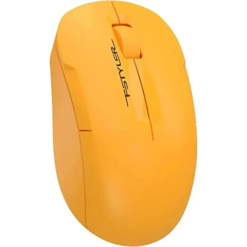 Миша бездротова A4Tech FG15CS Air2 Yellow - мініатюра 2