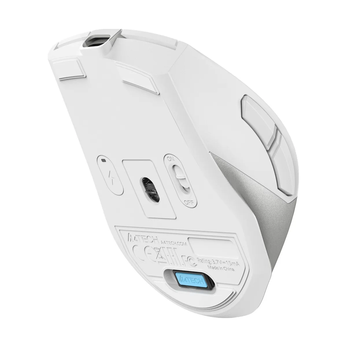 Миша бездротова A4Tech FB45CS Air2 Silver White - мініатюра 8