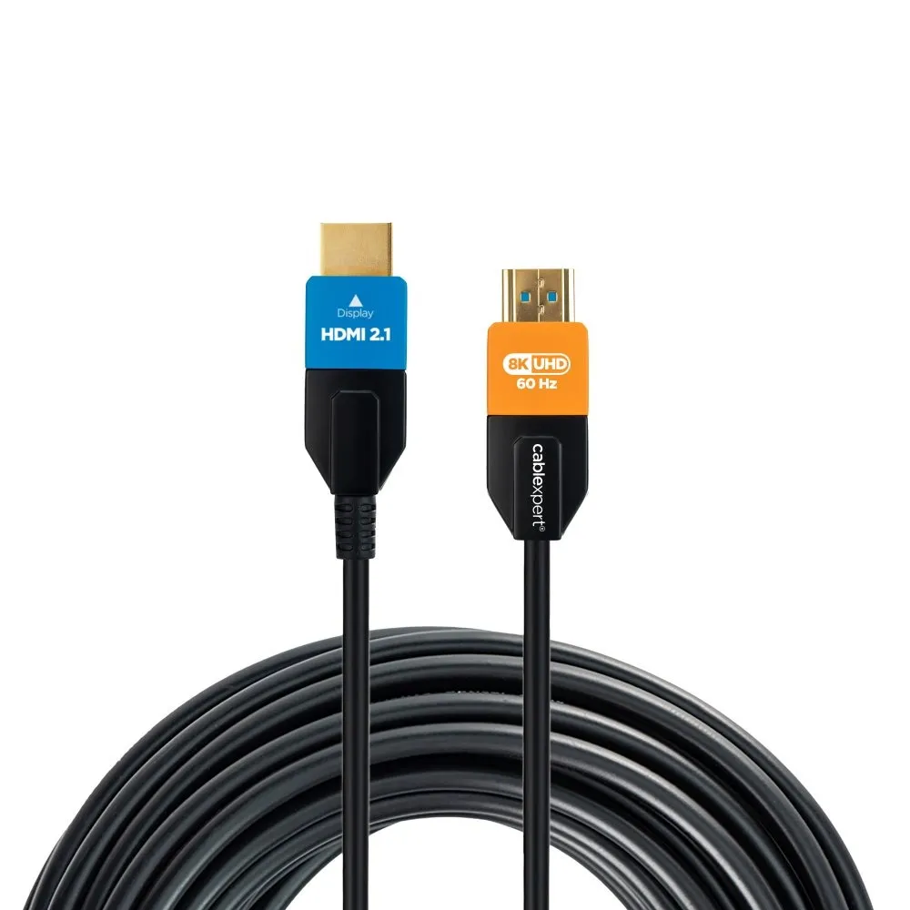 Кабель Cablexpert HDMI - HDMI V 2.1 (M/M), 10 м, Black (CC-HDMI8K-AOC-10M) - мініатюра 2