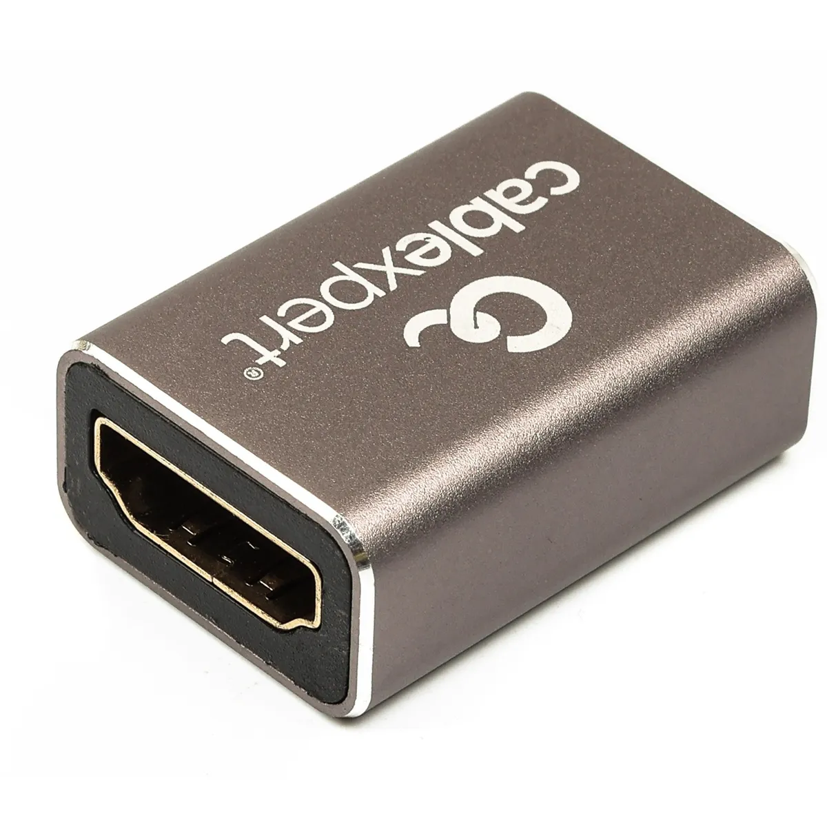 Адаптер Cablexpert HDMI - HDMI V 2.1 (F/F), Gray (AP-HDMI8K-FF) - мініатюра 2