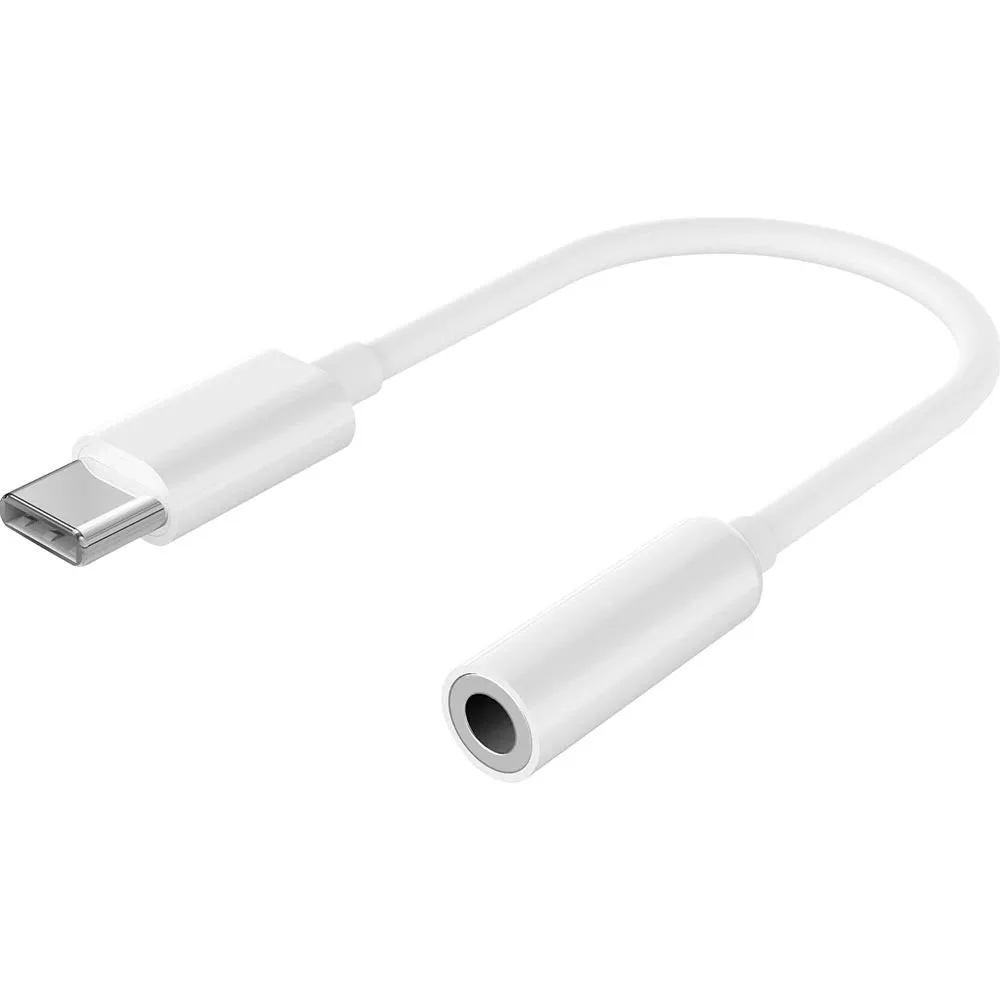 Адаптер Cablexpert USB Type-C - 3.5 мм (M/F), 0.1 м, White (A-CM-3.5F-01) - зображення 1