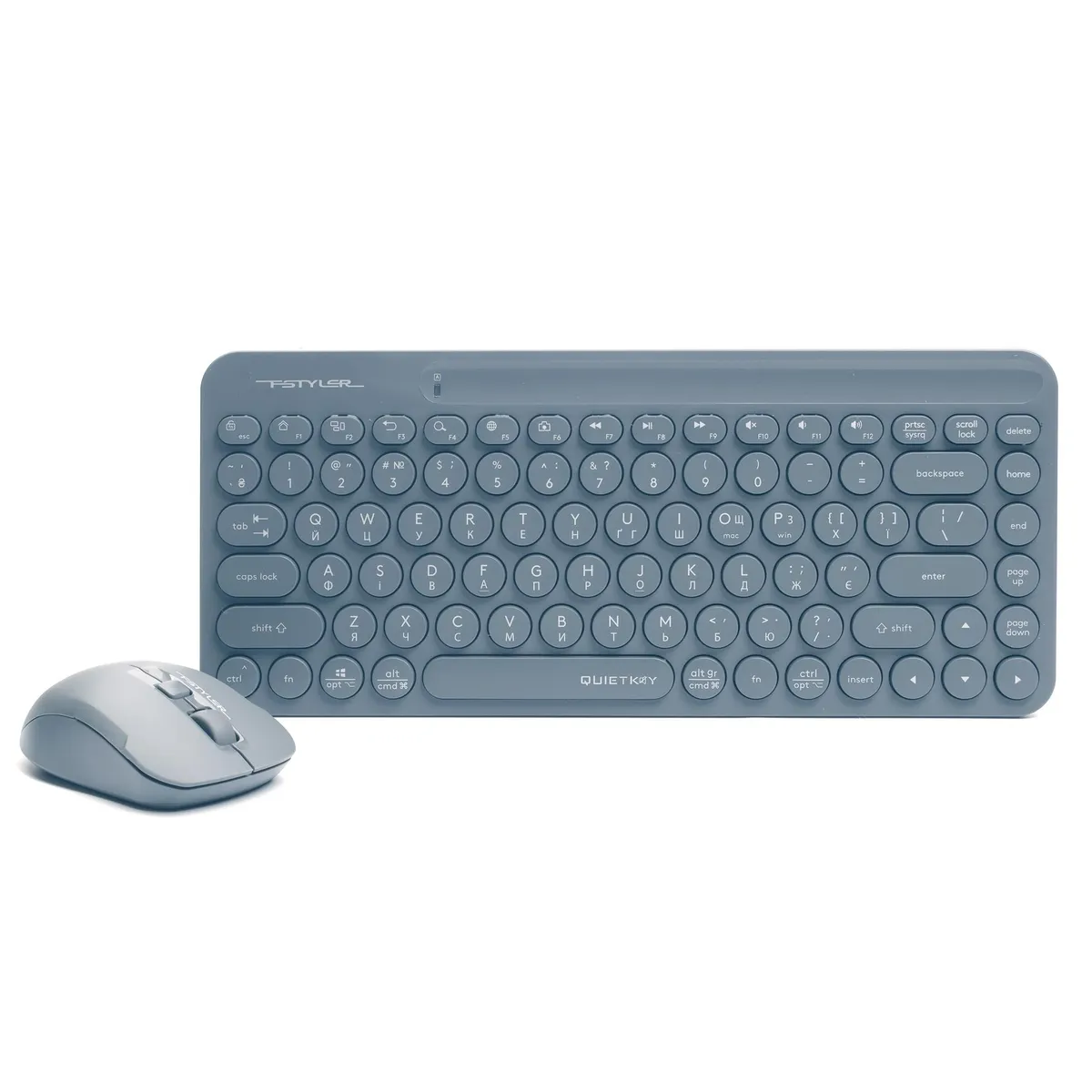 Комплект (клавіатура, миша) бездротовий A4Tech FG3200 Air2 Blue - зображення 1