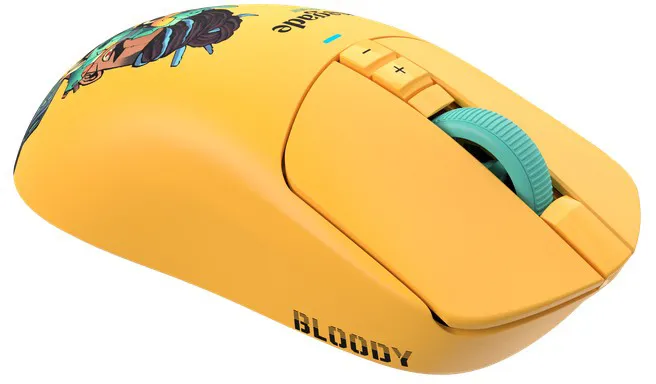 Миша бездротова A4Tech Bloody R72 Ultra Renegade Sunset Yellow - зображення 1
