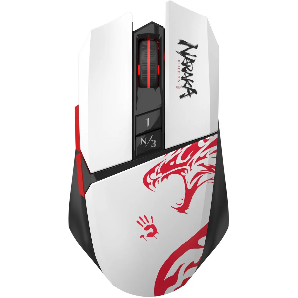 Миша бездротова A4Tech Bloody R36 Ultra Naraka White - зображення 1