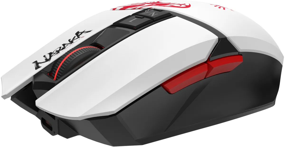 Миша бездротова A4Tech Bloody R36 Ultra Naraka White - мініатюра 3