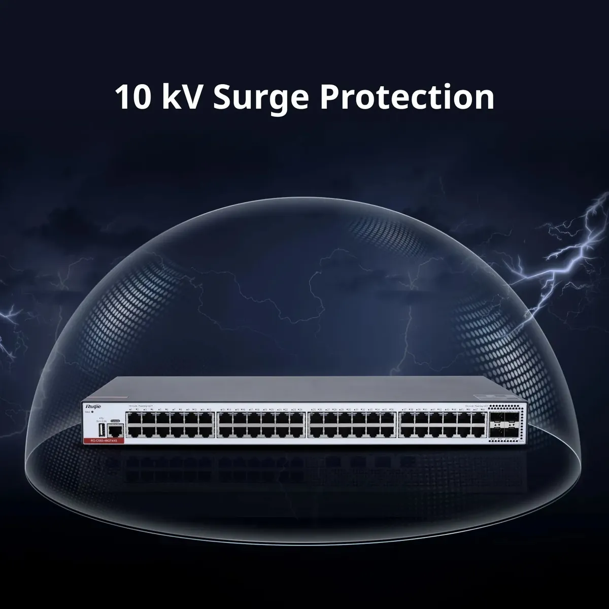 Комутатор Ruijie RG-CS83-48GT4XS - мініатюра 3