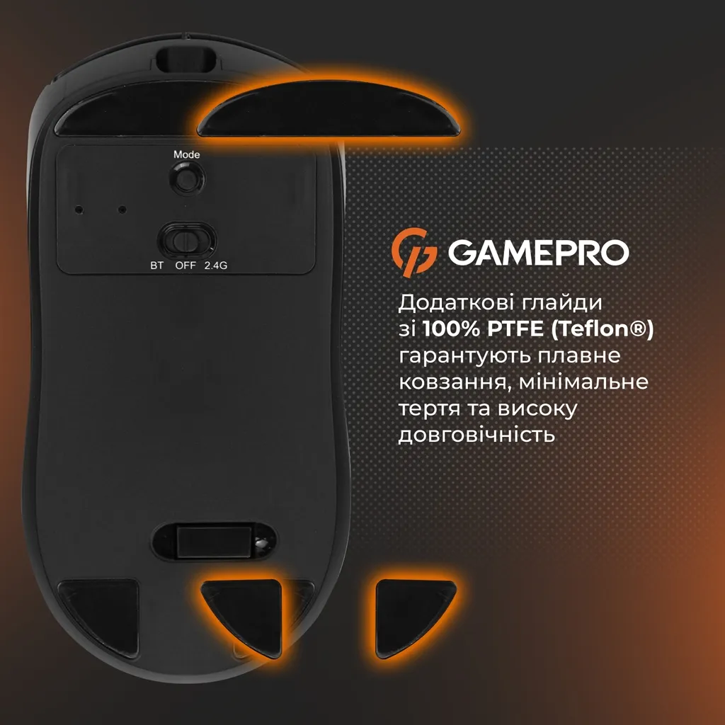Миша бездротова GamePro Genesis Winner Black (GM079B) - мініатюра 8