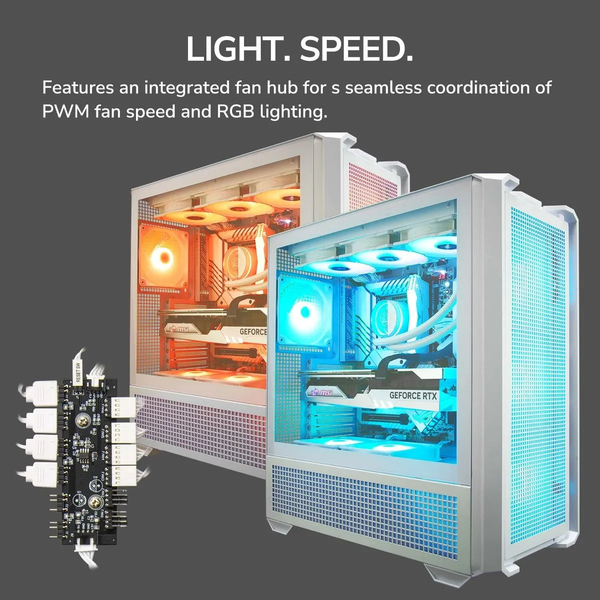 Корпус Cougar MX600 RGB White без БЖ - мініатюра 19