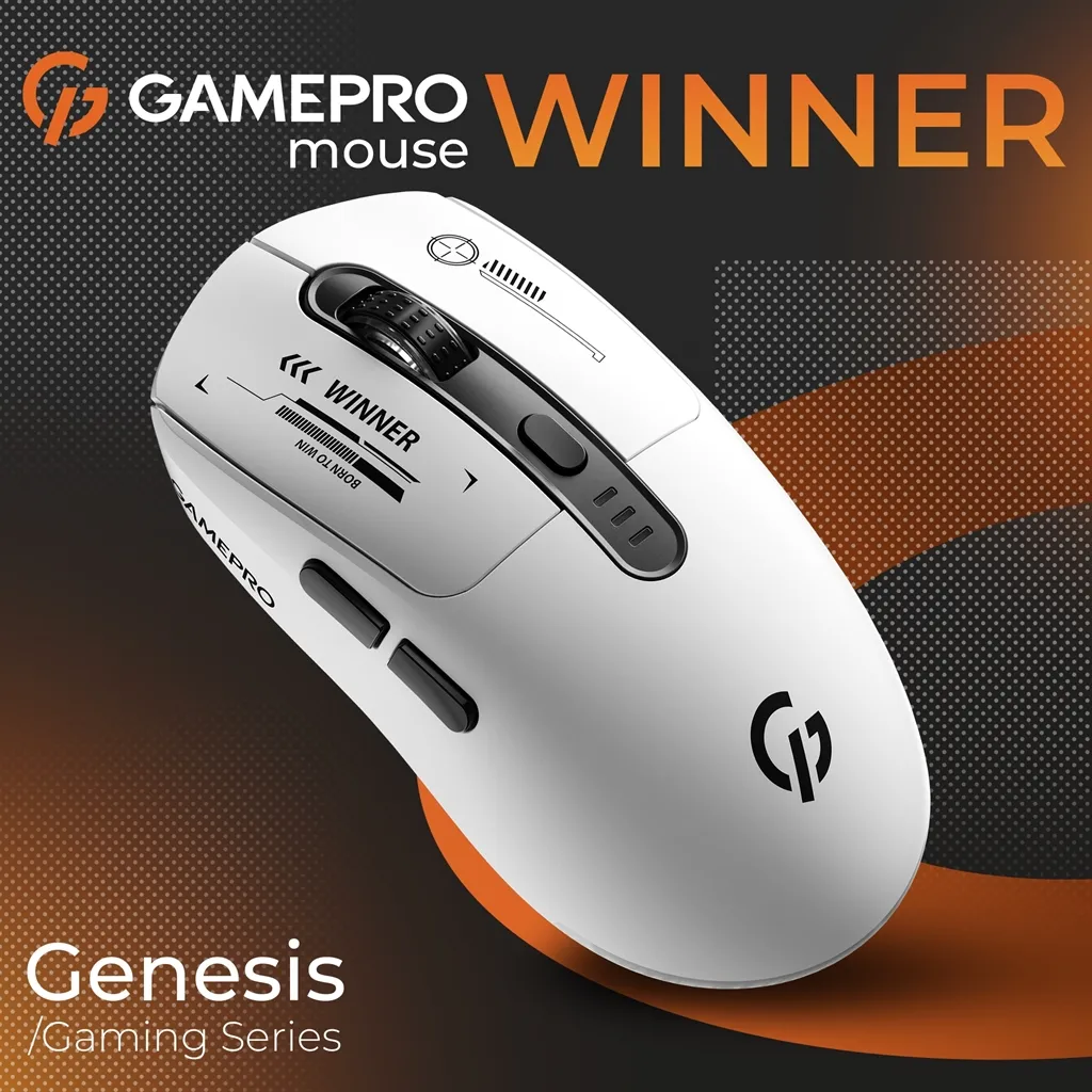 Миша бездротова GamePro Genesis Winner White (GM079W) - мініатюра 5