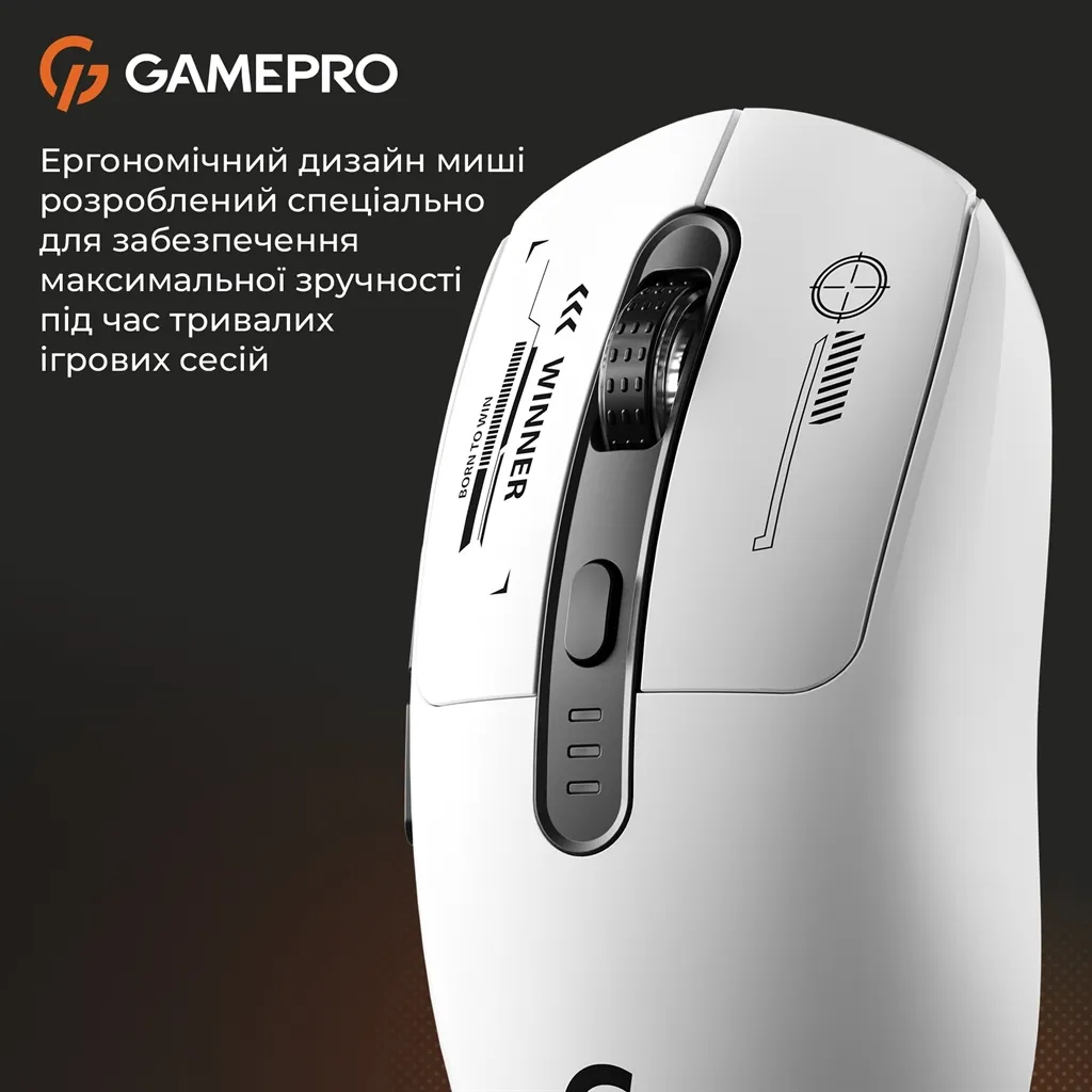 Миша бездротова GamePro Genesis Winner White (GM079W) - мініатюра 9
