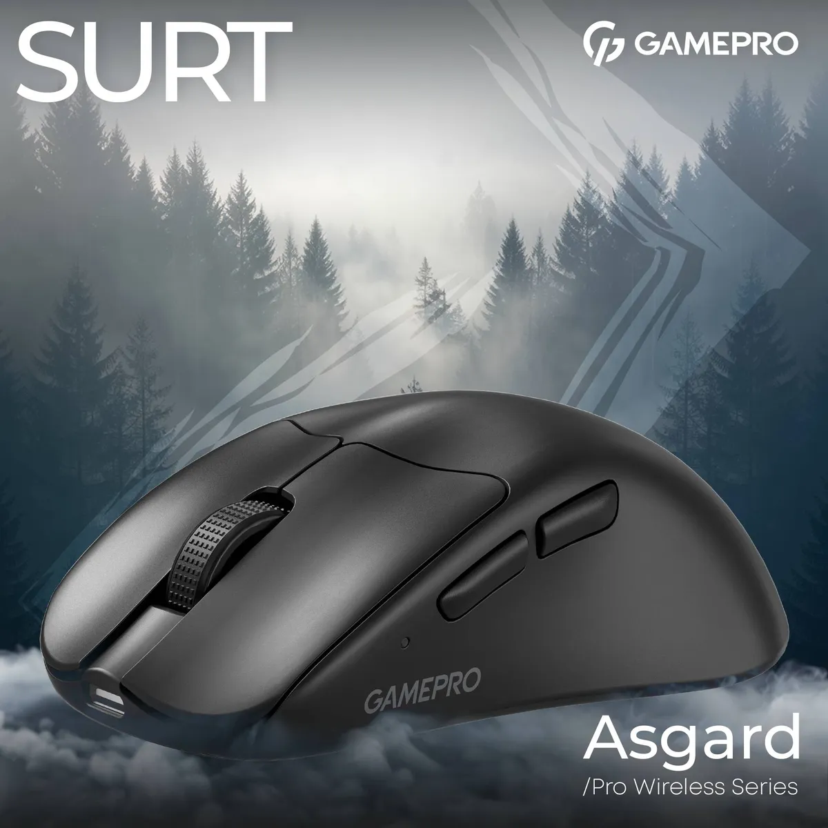 Миша бездротова GamePro Asgard Surt Black (GM017B) - мініатюра 5