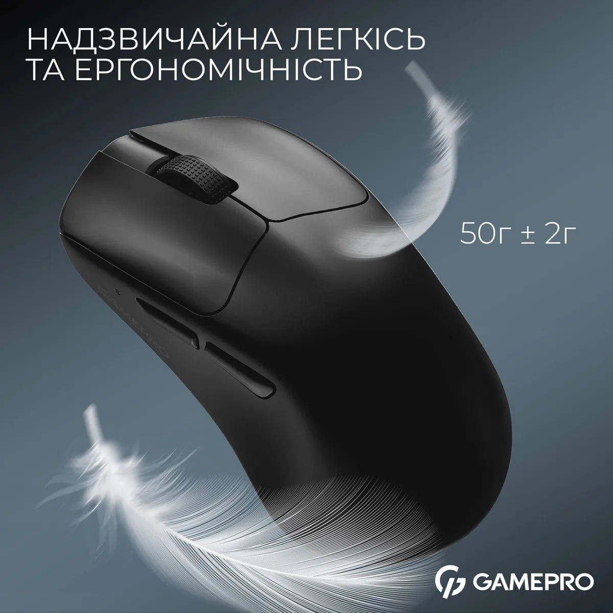 Миша бездротова GamePro Asgard Surt Black (GM017B) - мініатюра 6