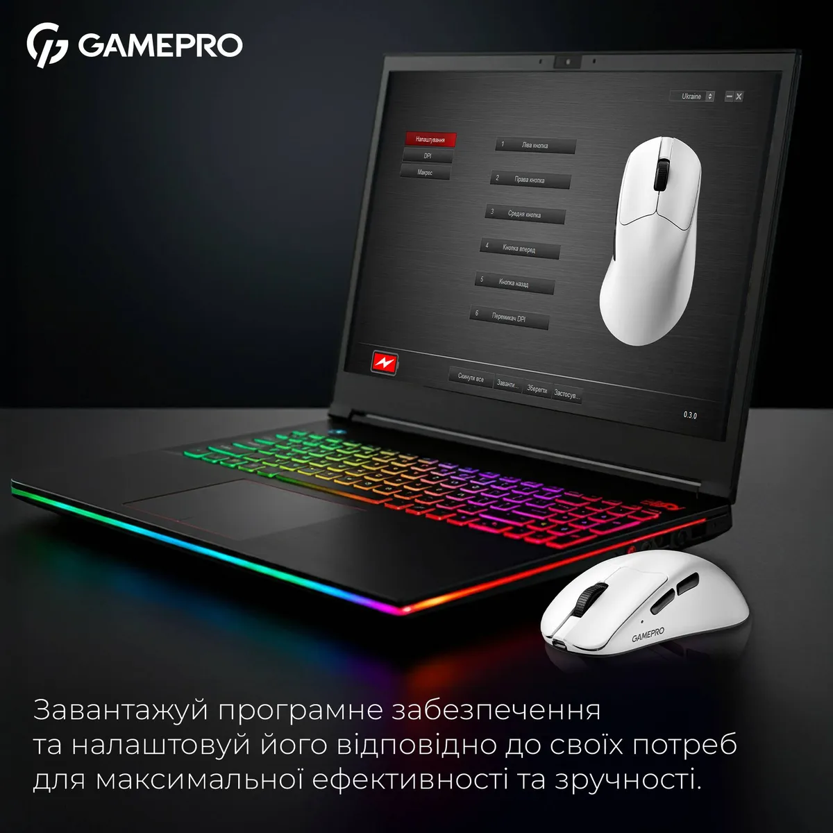 Миша бездротова GamePro Asgard Surt White (GM017W) - мініатюра 9