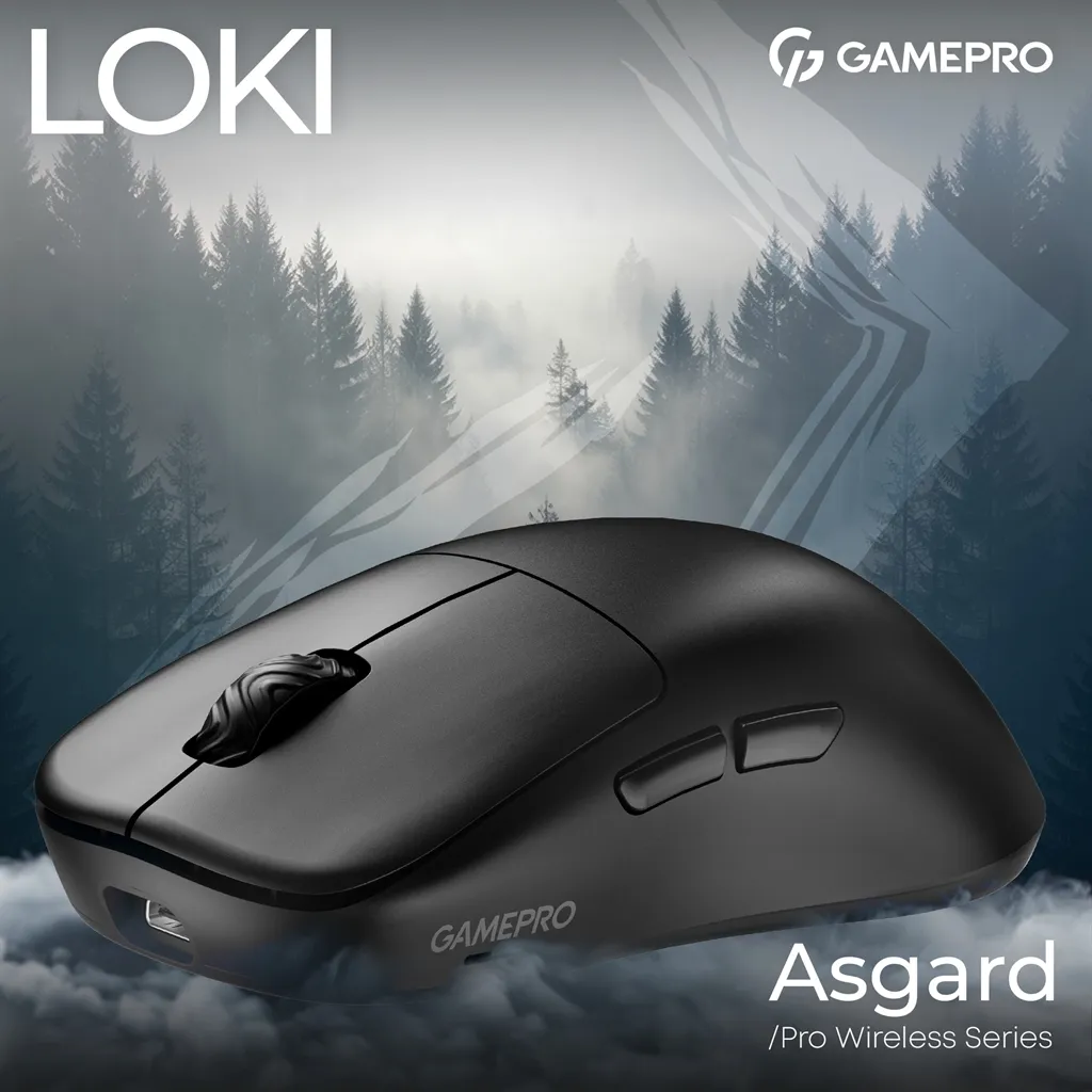 Миша бездротова GamePro Asgard Loki Black (GM022B) - мініатюра 5