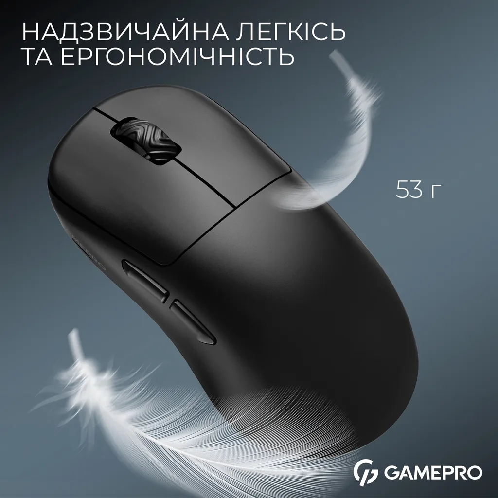 Миша бездротова GamePro Asgard Loki Black (GM022B) - мініатюра 6