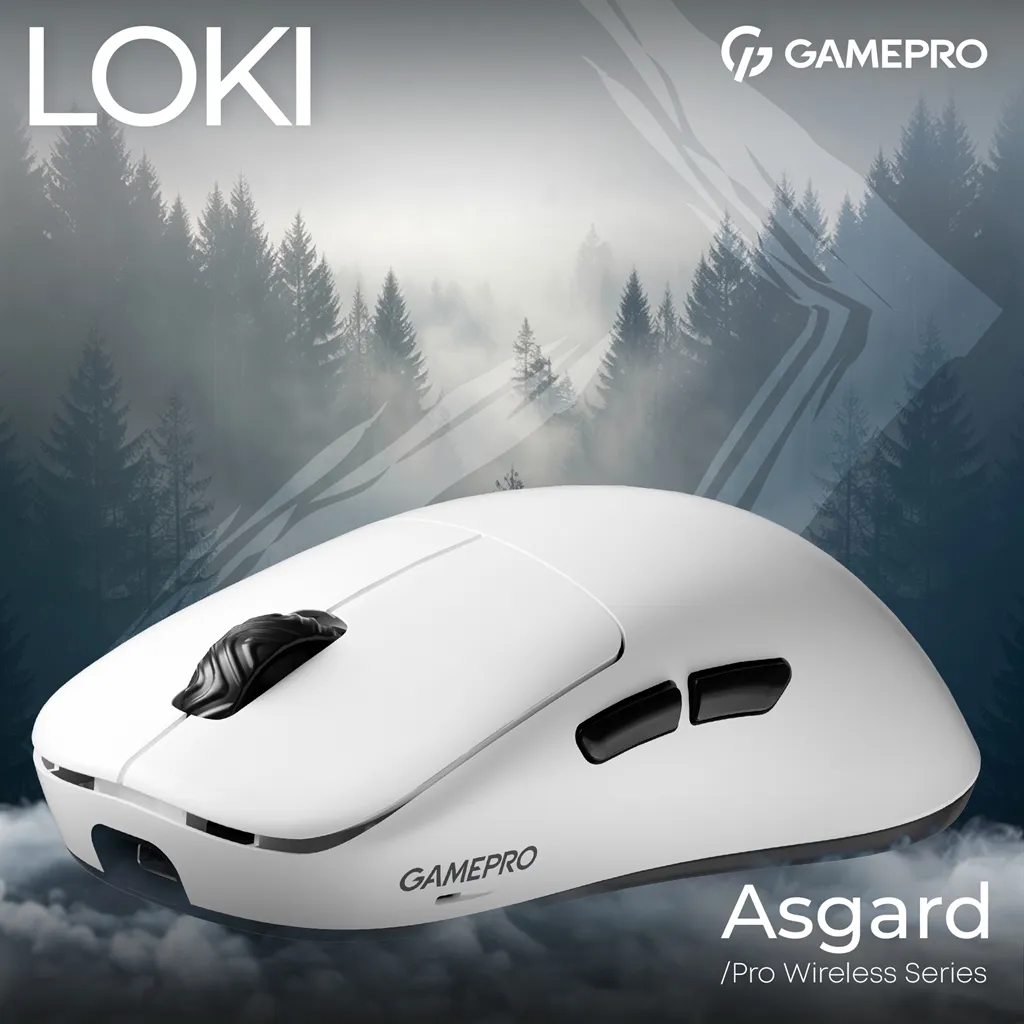 Миша бездротова GamePro Asgard Loki White (GM022W) - мініатюра 5