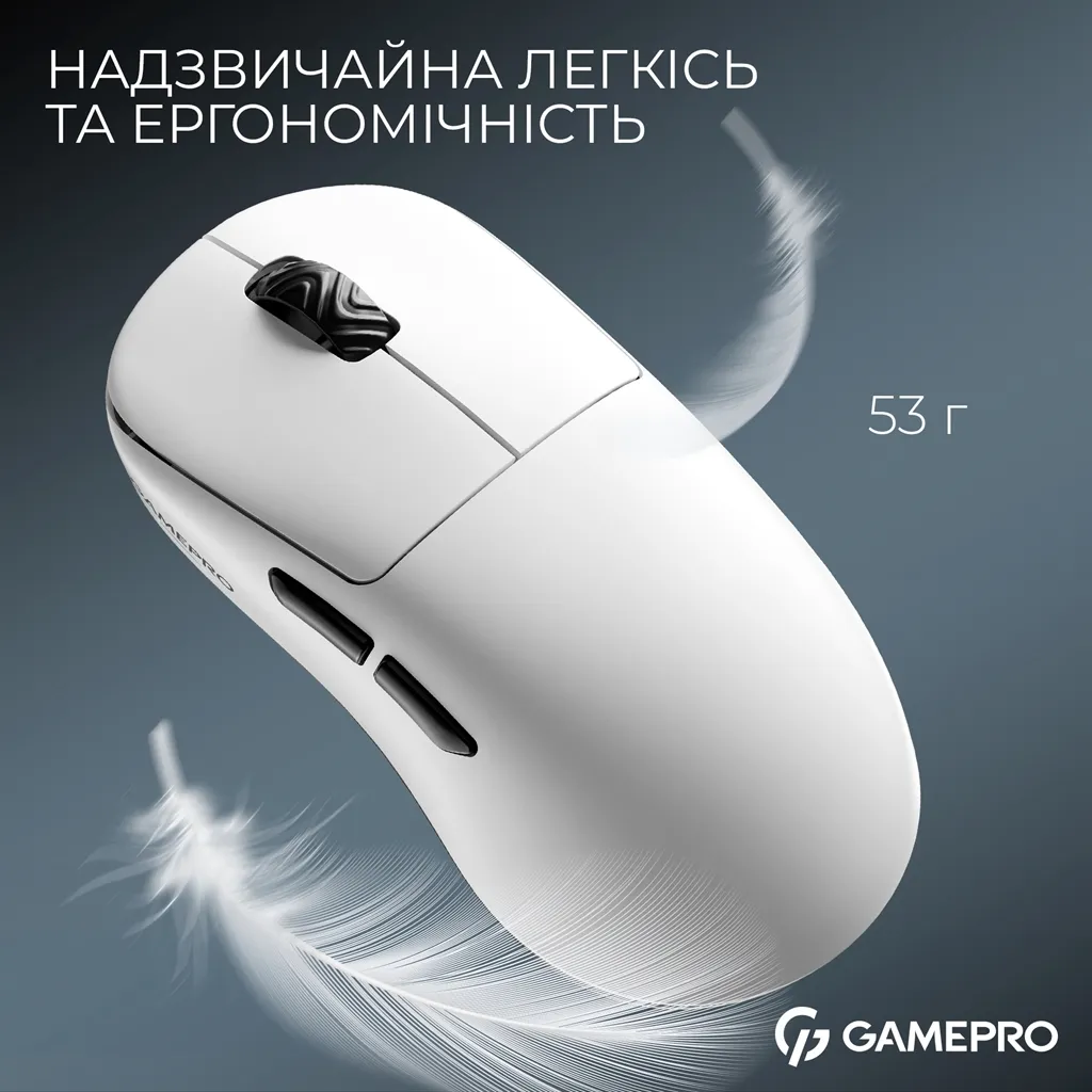 Миша бездротова GamePro Asgard Loki White (GM022W) - мініатюра 6