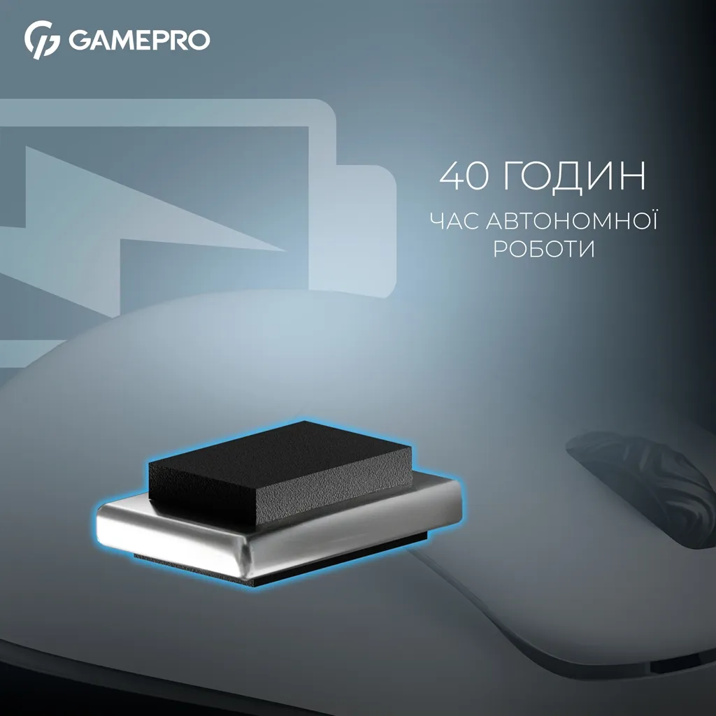 Миша бездротова GamePro Asgard Loki White (GM022W) - мініатюра 7