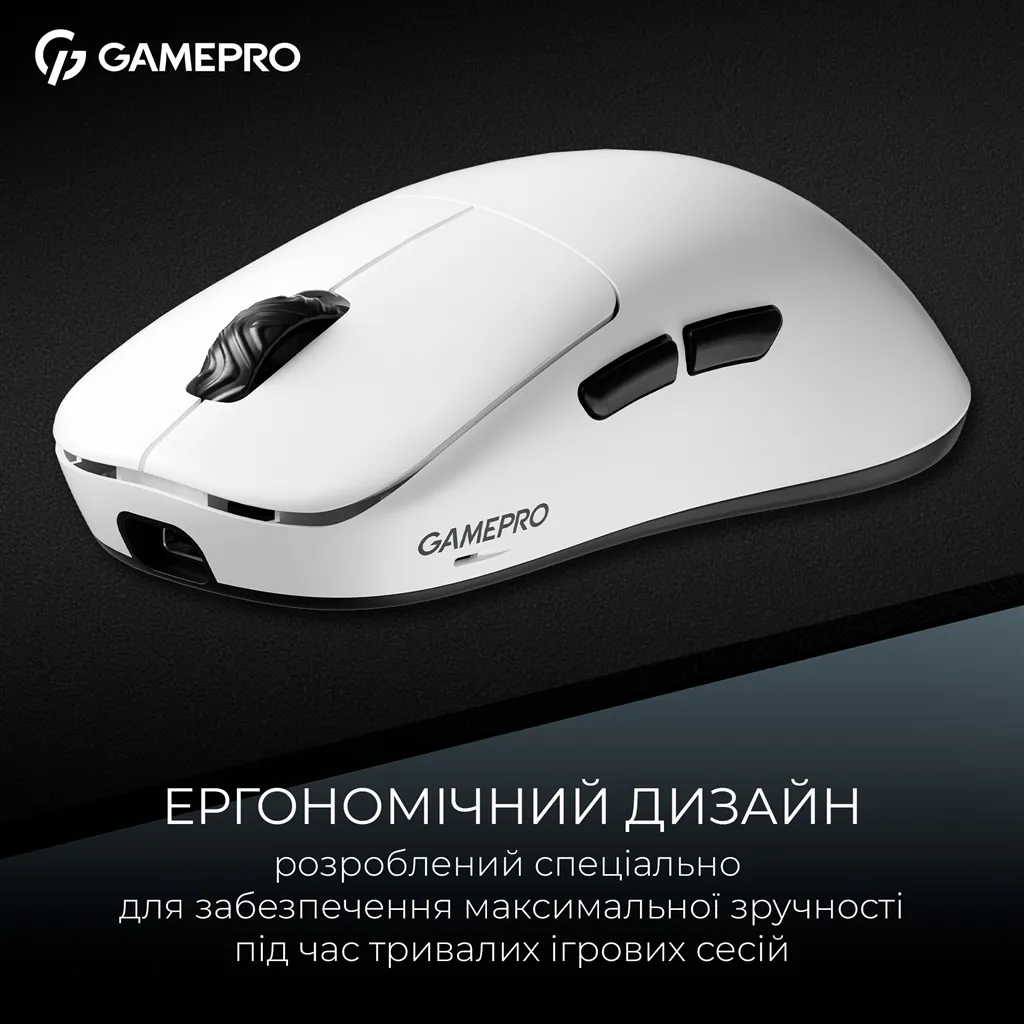 Миша бездротова GamePro Asgard Loki White (GM022W) - мініатюра 8
