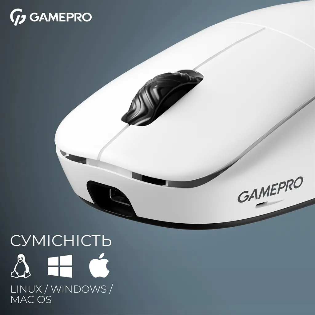Миша бездротова GamePro Asgard Loki White (GM022W) - мініатюра 9
