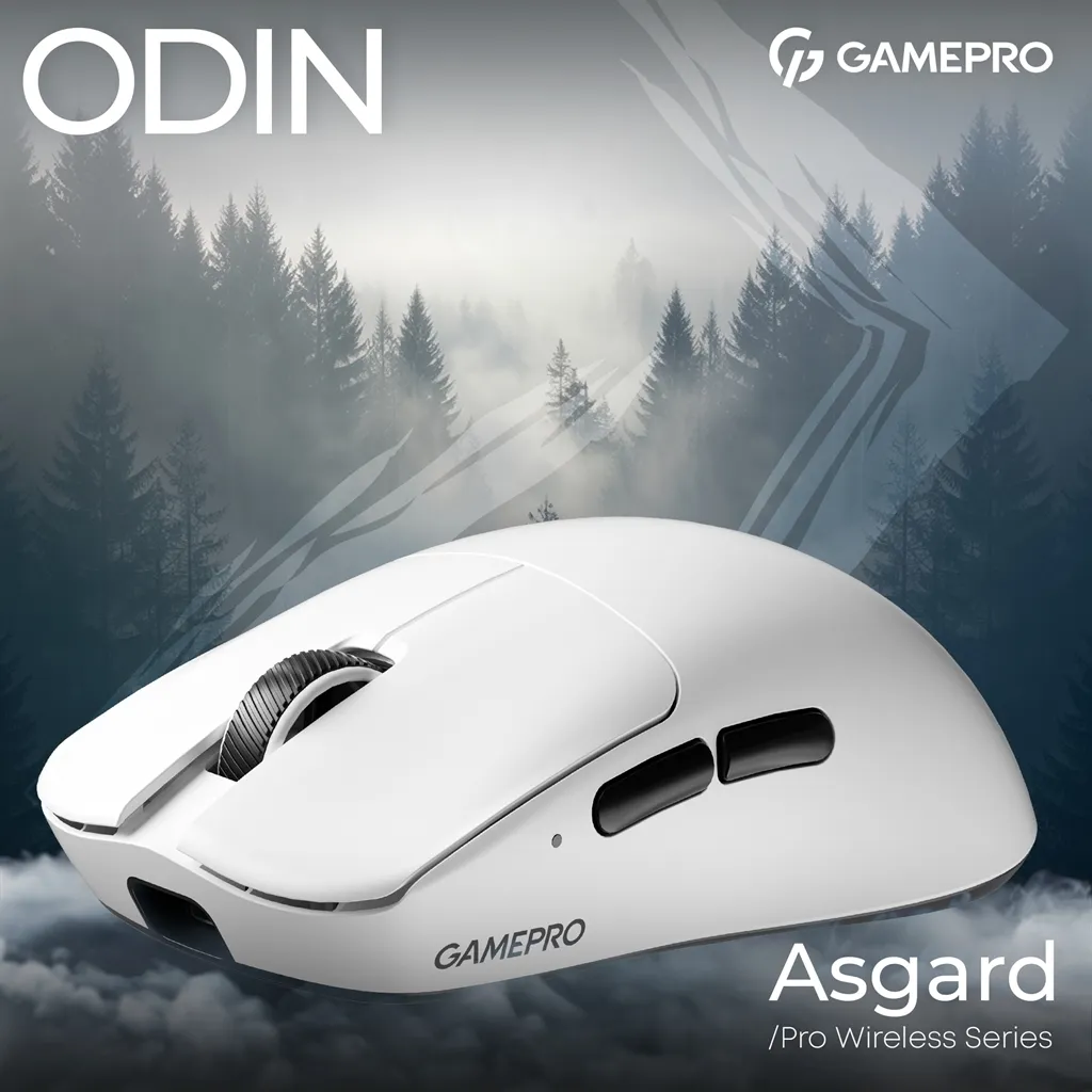 Миша бездротова GamePro Asgard Odin White (GM035W) - мініатюра 5