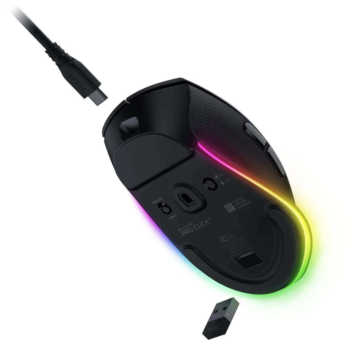 Миша бездротова Razer Pro Click V2 Black (RZ01-03900100-R3M1) - мініатюра 4