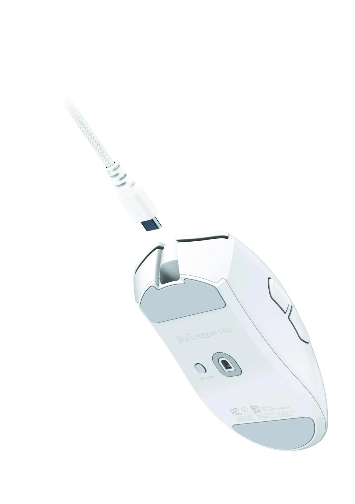Миша бездротова Razer DeathAdder V4 Pro Wireless White (RZ01-05330200-R3G1) - мініатюра 2