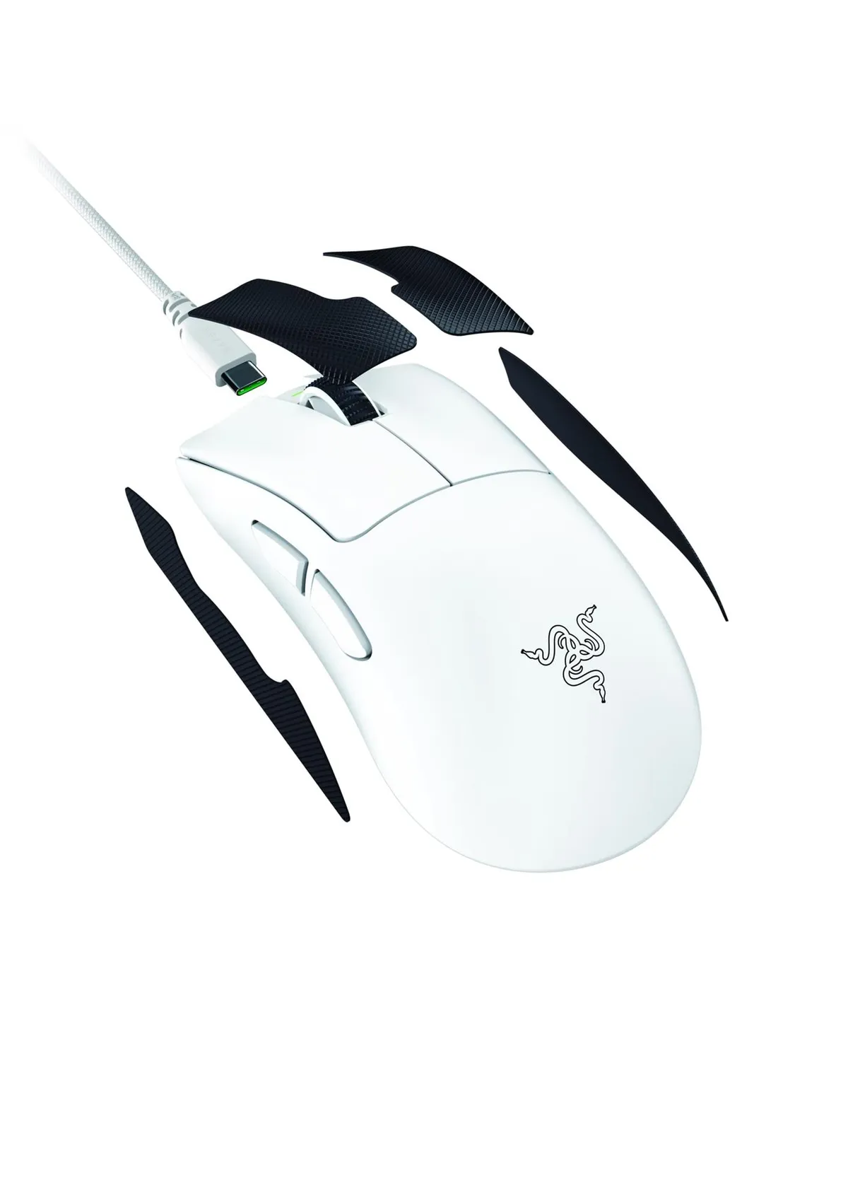 Миша бездротова Razer DeathAdder V4 Pro Wireless White (RZ01-05330200-R3G1) - мініатюра 4