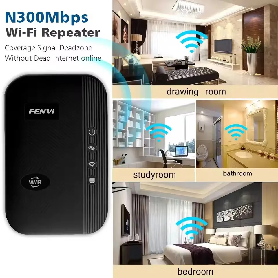 Точка доступу Fenvi FWD-R616U Black Wi-Fi Repeater - мініатюра 6