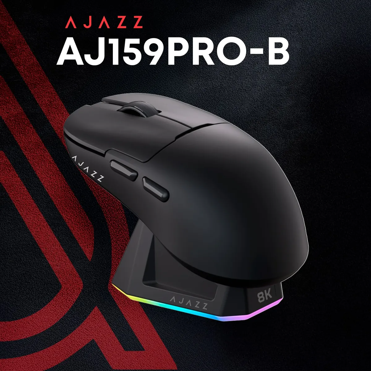 Миша бездротова Ajazz AJ159Pro Black (AJ159-PRO-B) - мініатюра 2