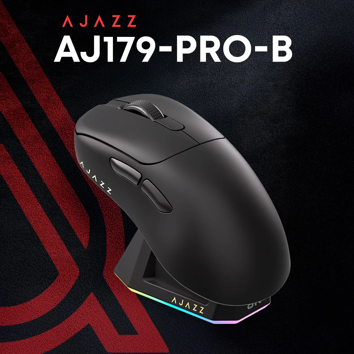 Миша бездротова Ajazz AJ179Pro Black (AJ179-PRO-B) - мініатюра 4