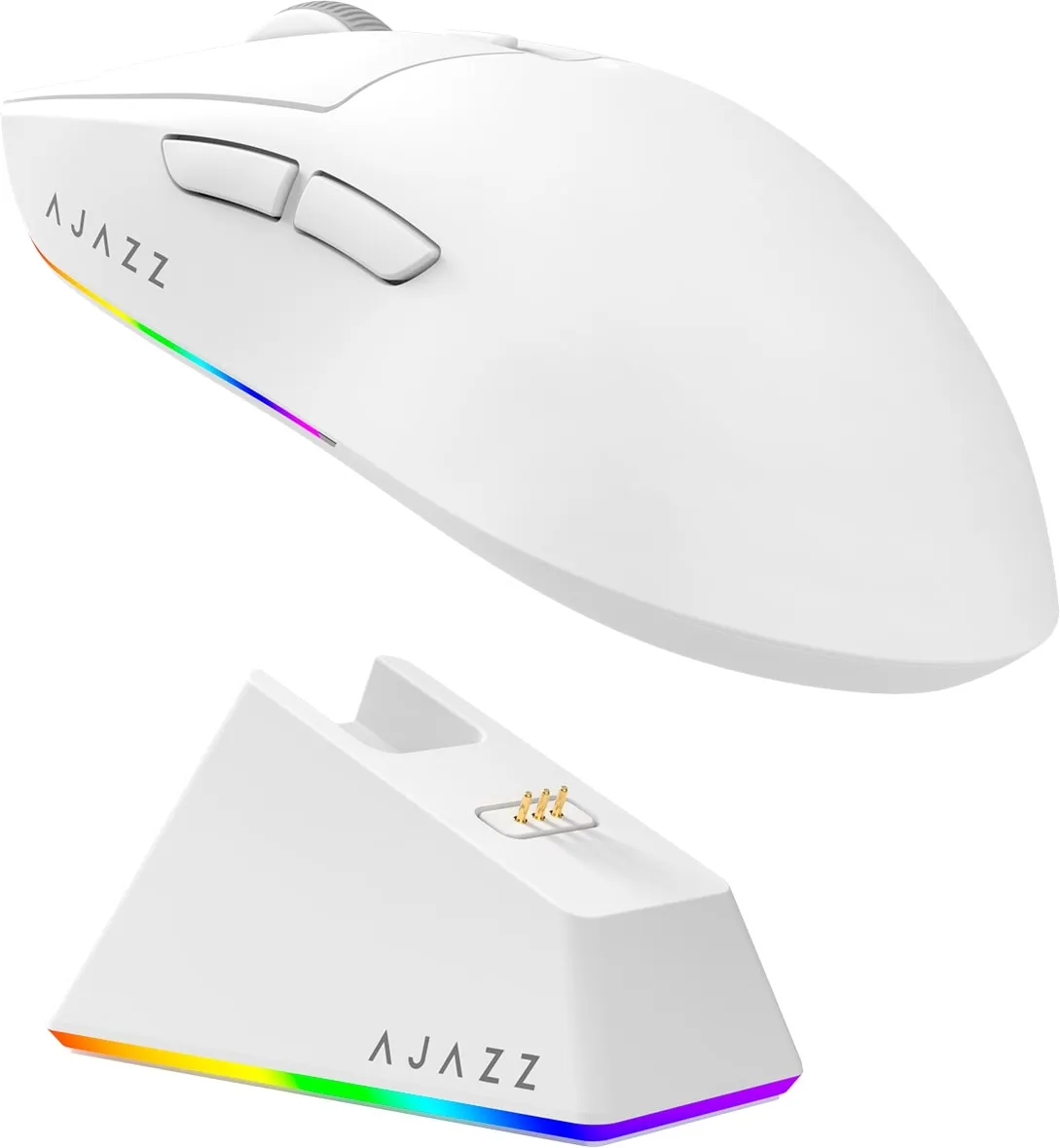 Миша бездротова Ajazz AJ139 V2 White (AJ139-V2-MC-W) - мініатюра 2