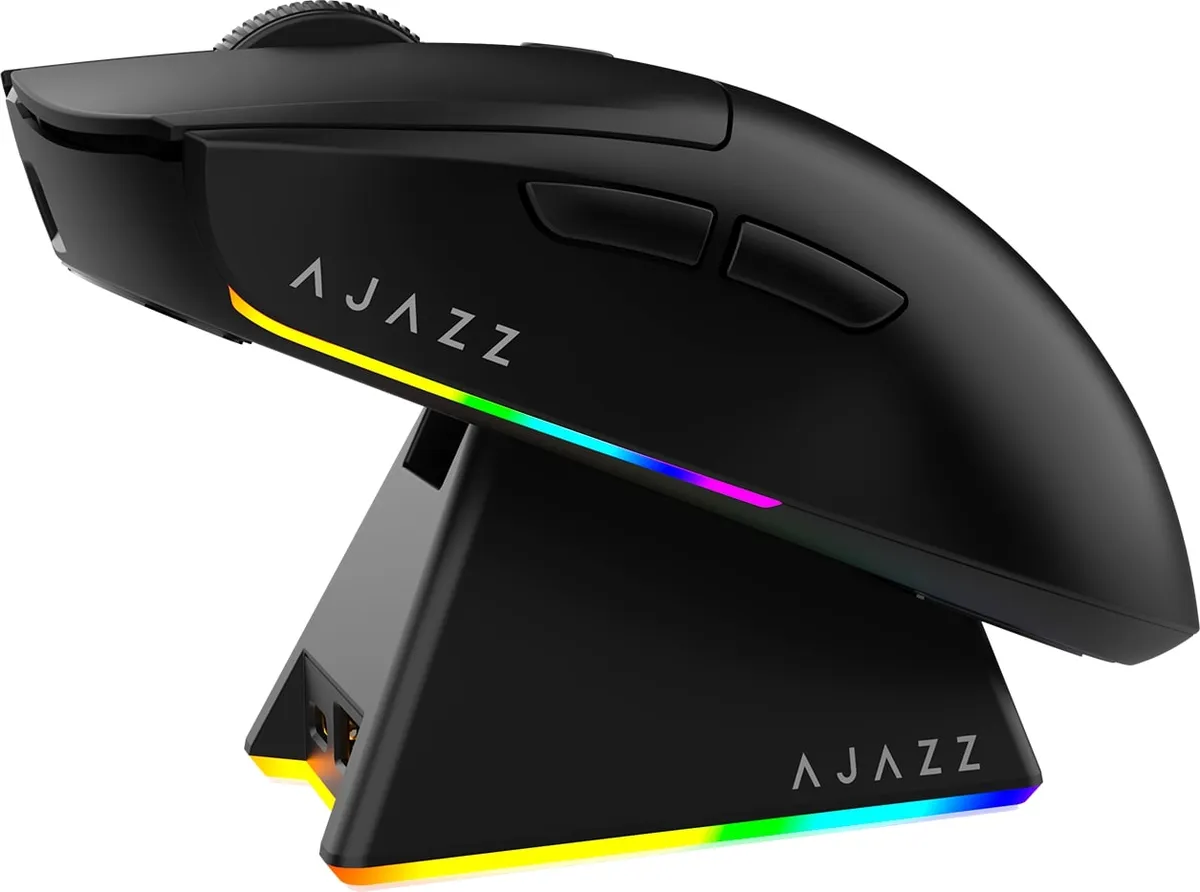Миша бездротова Ajazz AJ139 V2 Black (AJ139-V2-MC-B) - зображення 1
