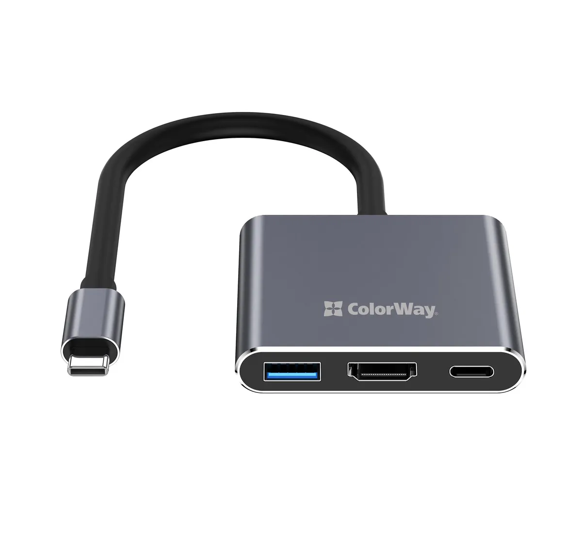 USB-хаб СolorWay USB Type-C 3-в-1 (CW-HUB08) - мініатюра 9