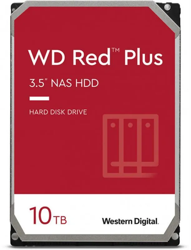 Накопичувач HDD SATA 10.0TB WD Red Plus 7200rpm 256MB (WD101EFBX) - мініатюра 3