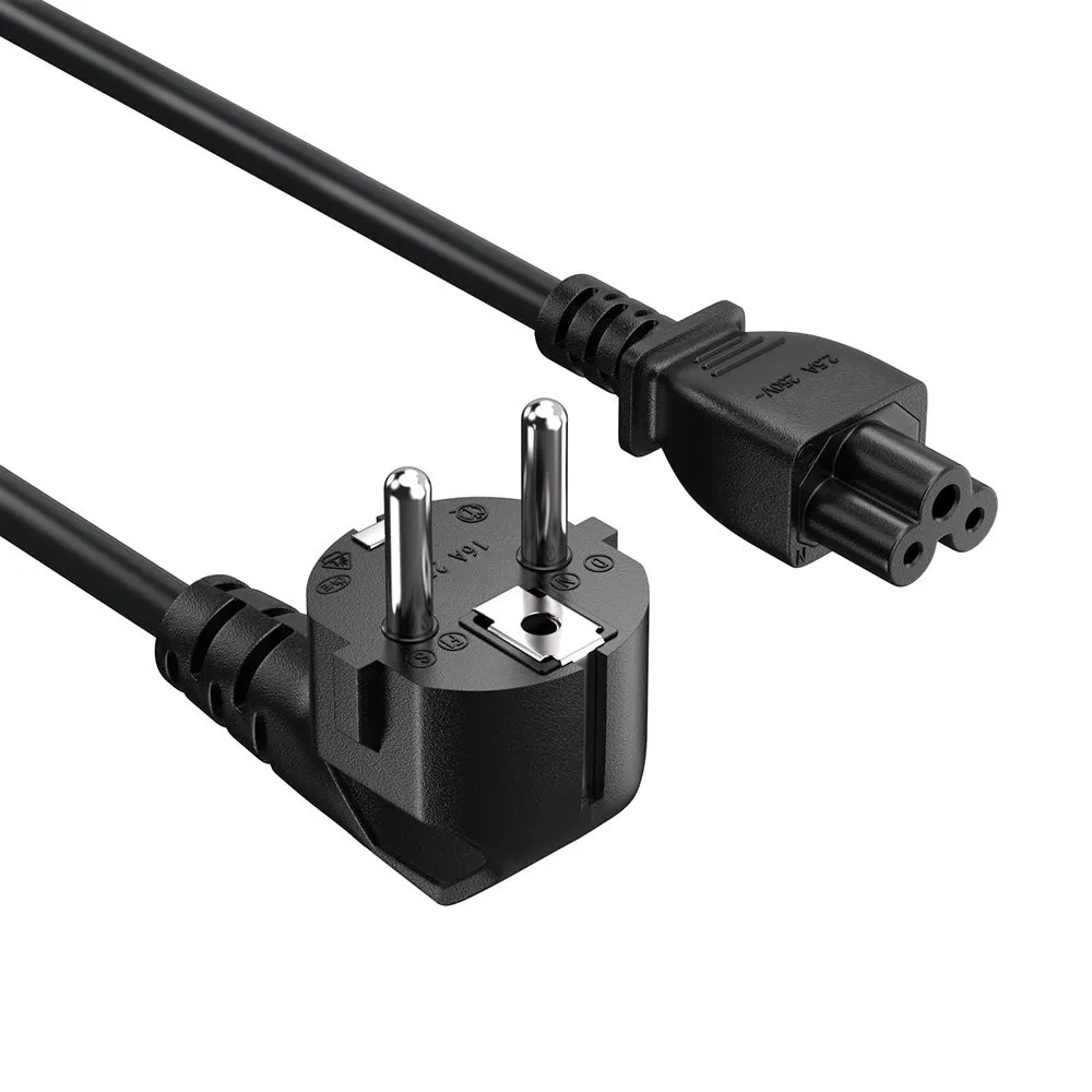 Кабель живлення ColorWay CEE7/7-C5, 1.8 м, Black (CW-CBP083-BK) - зображення 1
