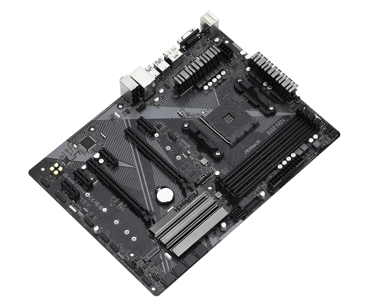 Материнська плата ASRock B450 Pro4 R2.0 Socket AM4 - мініатюра 2