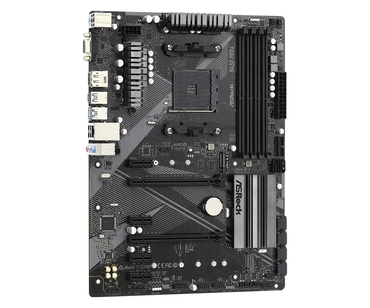 Материнська плата ASRock B450 Pro4 R2.0 Socket AM4 - мініатюра 3