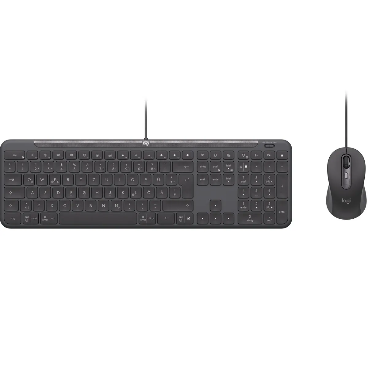 Комплект (клавіатура, миша) Logitech Signature Slim Combo MK620 Graphite (920-013349) - мініатюра 10