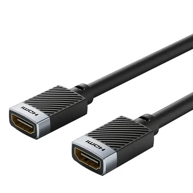 Кабель Cabletime HDMI-HDMI v2.0 (F/F), 4K, 2 м Black (CH26E) - зображення 1