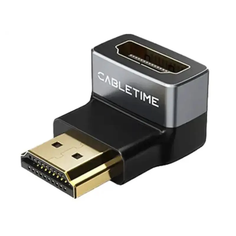 Перехідник Cabletime HDMI - HDMI (F/M), 0.1 м (CP41G) - зображення 1